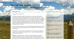 Desktop Screenshot of mtntrailrunner.blogspot.com