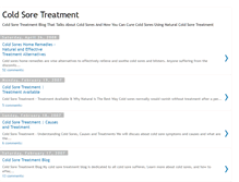 Tablet Screenshot of coldsore-treatment.blogspot.com