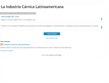 Tablet Screenshot of laindustriacarnica.blogspot.com