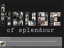 Tablet Screenshot of houseofsplendour.blogspot.com