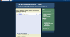 Desktop Screenshot of greatlakesforests.blogspot.com