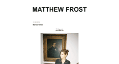 Desktop Screenshot of matthew-frost.blogspot.com