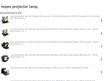 Tablet Screenshot of impexprojectorlamps.blogspot.com