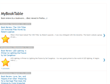 Tablet Screenshot of mybooktable.blogspot.com