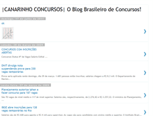 Tablet Screenshot of canarinhoconcursos.blogspot.com