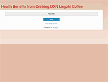 Tablet Screenshot of dxnhealthycoffee.blogspot.com