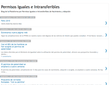 Tablet Screenshot of igualeseintransferibles.blogspot.com