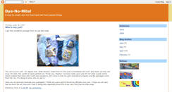 Desktop Screenshot of dye-no-mite.blogspot.com