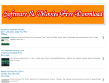Tablet Screenshot of downloadablesoftwarepc.blogspot.com
