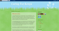 Desktop Screenshot of caringforkenya.blogspot.com