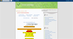 Desktop Screenshot of circlelordindex.blogspot.com
