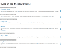 Tablet Screenshot of livingecofriendlylifestyle.blogspot.com