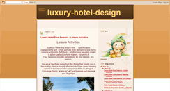 Desktop Screenshot of luxury-hotel-design.blogspot.com