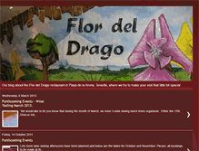 Tablet Screenshot of flordeldrago.blogspot.com