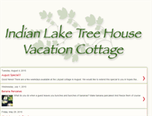 Tablet Screenshot of indianlaketreehouse.blogspot.com