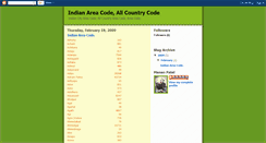 Desktop Screenshot of indianareacode.blogspot.com