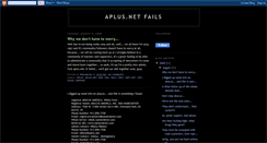 Desktop Screenshot of aplus-dot-net.blogspot.com