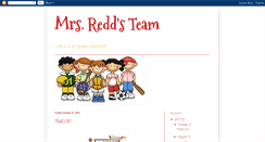 Desktop Screenshot of mrsreddsteam.blogspot.com