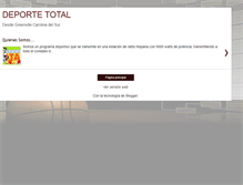 Tablet Screenshot of deporttotal.blogspot.com