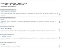 Tablet Screenshot of fluffydollars.blogspot.com
