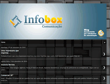 Tablet Screenshot of infoboxcomunicacao.blogspot.com