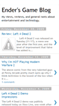 Mobile Screenshot of endersgameblog.blogspot.com