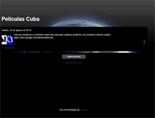 Tablet Screenshot of cubapeliculas.blogspot.com