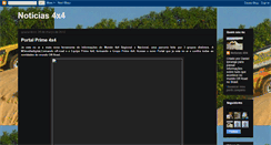 Desktop Screenshot of 4x4noticias.blogspot.com