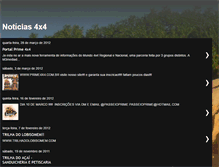 Tablet Screenshot of 4x4noticias.blogspot.com