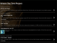 Tablet Screenshot of kristadayzeroproject.blogspot.com
