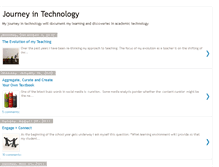 Tablet Screenshot of journeyintech.blogspot.com