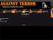 Tablet Screenshot of againstterror.blogspot.com