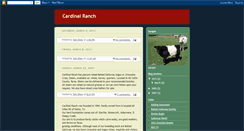 Desktop Screenshot of cardinalranch.blogspot.com