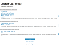 Tablet Screenshot of greatestcodesnippet.blogspot.com