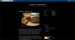 Desktop Screenshot of foodiedreaming.blogspot.com