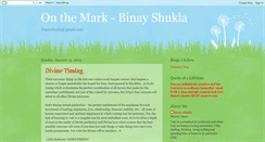 Desktop Screenshot of binayshukla.blogspot.com