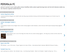 Tablet Screenshot of persiraja-fc.blogspot.com