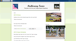 Desktop Screenshot of hadherwayfarms.blogspot.com