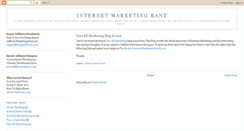 Desktop Screenshot of internetmarketingrant.blogspot.com