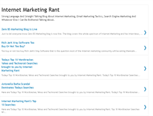 Tablet Screenshot of internetmarketingrant.blogspot.com