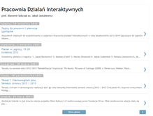 Tablet Screenshot of pracowniadzialaninteraktywnych.blogspot.com