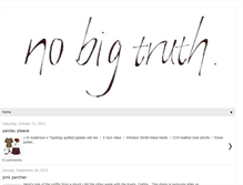 Tablet Screenshot of nobigtruth.blogspot.com