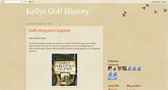 Desktop Screenshot of kellysgolfhistory.blogspot.com