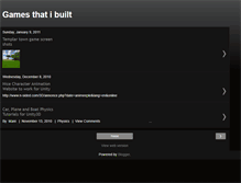 Tablet Screenshot of gamesthatibuilt.blogspot.com