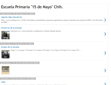 Tablet Screenshot of escuela15demayo.blogspot.com