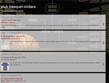 Tablet Screenshot of basquetondara.blogspot.com
