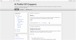 Desktop Screenshot of afistfulofcoppers.blogspot.com