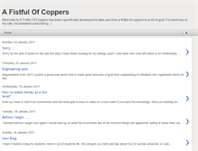 Tablet Screenshot of afistfulofcoppers.blogspot.com