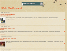 Tablet Screenshot of lifeinnavimumbai.blogspot.com