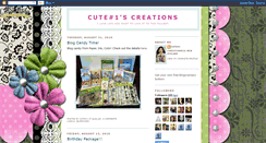 Desktop Screenshot of cute1screations.blogspot.com